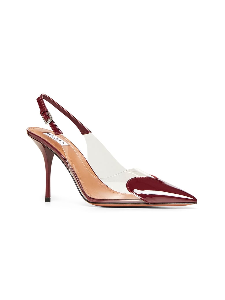 slingback pumps le cœur burgundy by Selfnex