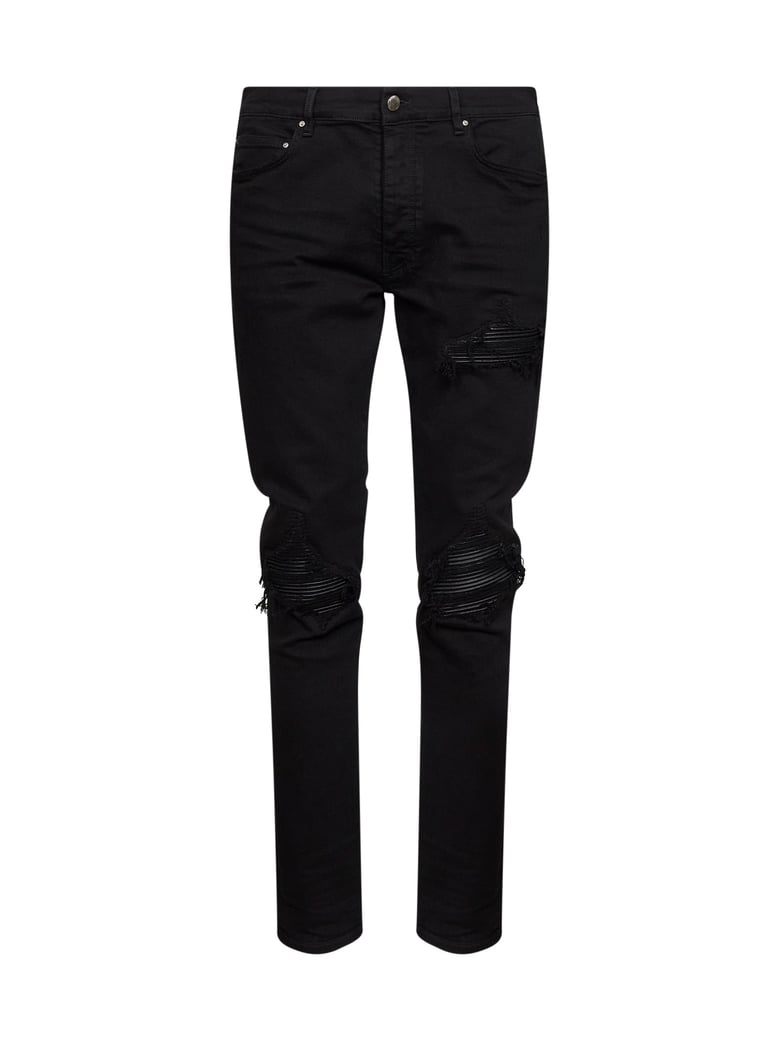 jeans mx1 black stretch cotton by Selfnex