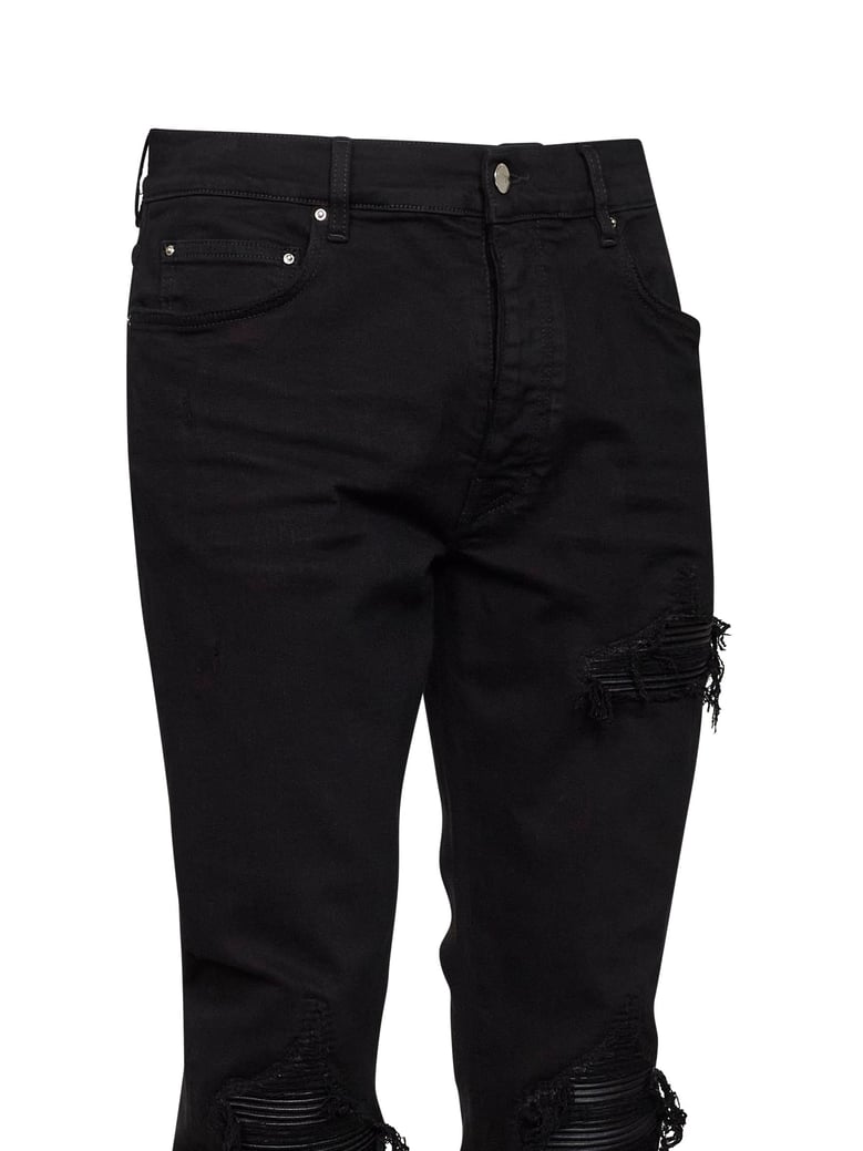 jeans mx1 black stretch cotton by Selfnex