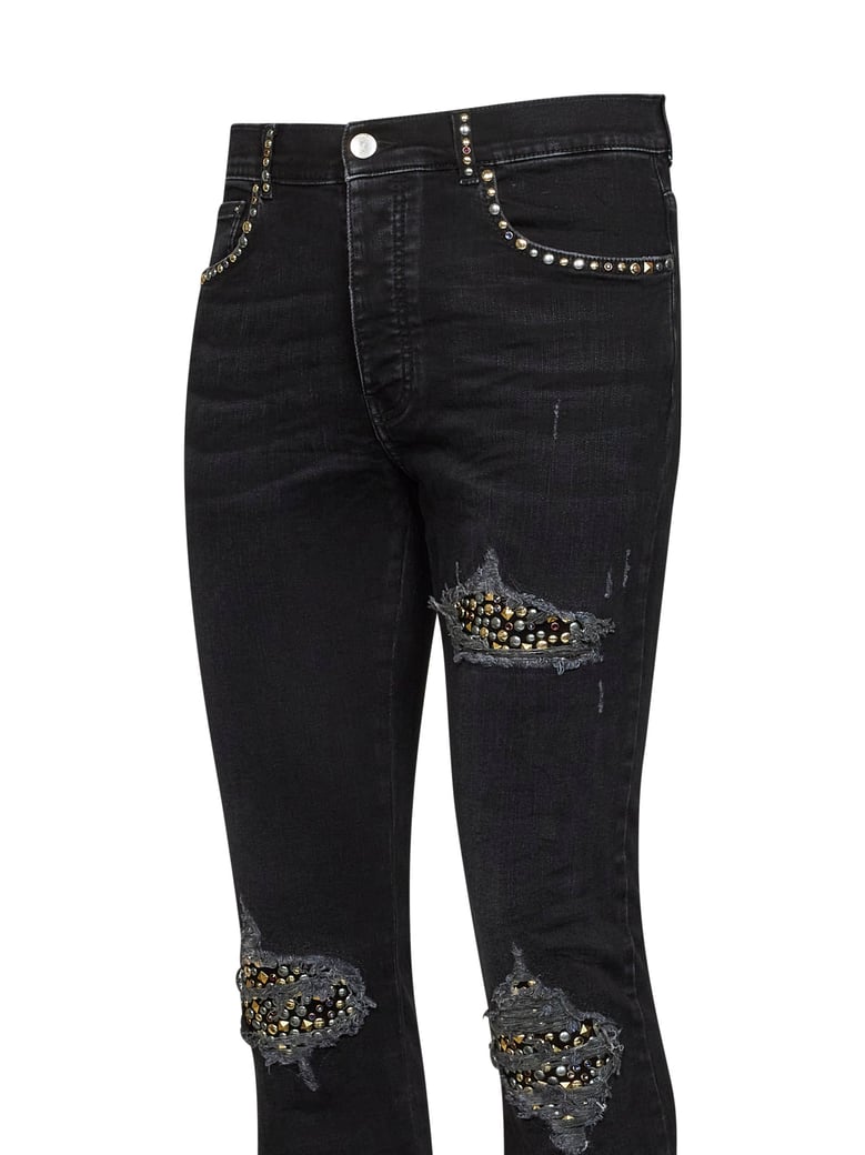 jeans mx1 black stretch cotton by Selfnex