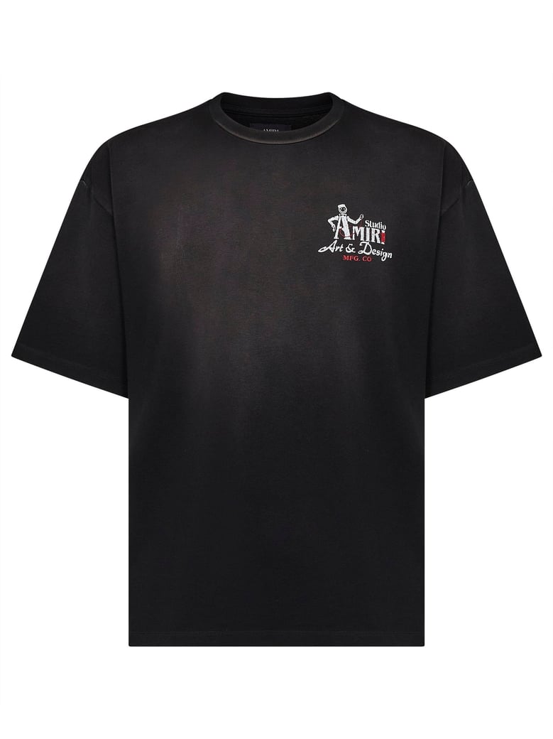 t-shirt oversized cotton jersey black by Selfnex