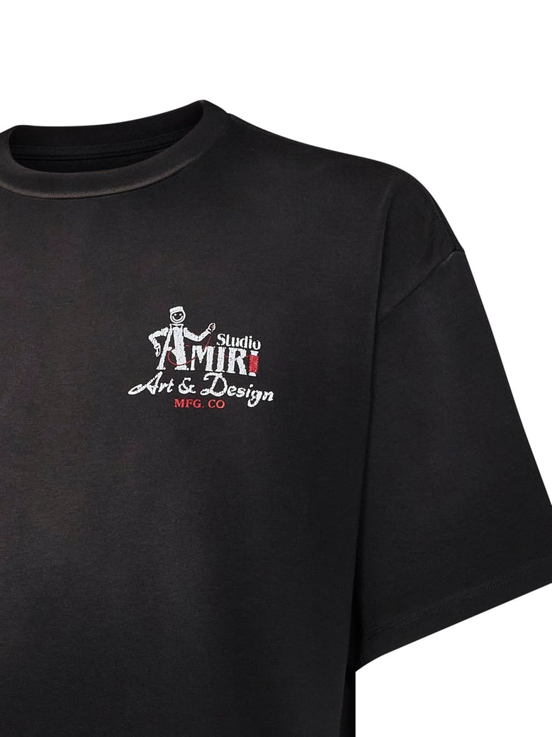t-shirt oversized cotton jersey black by Selfnex
