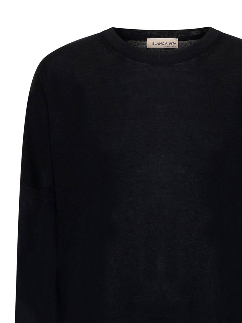 sweater long sleeves black by Selfnex