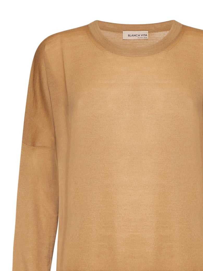 sweater camel blanca vita by Selfnex