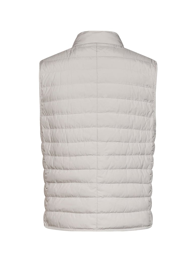 padded vest bonded nylon grey by Selfnex