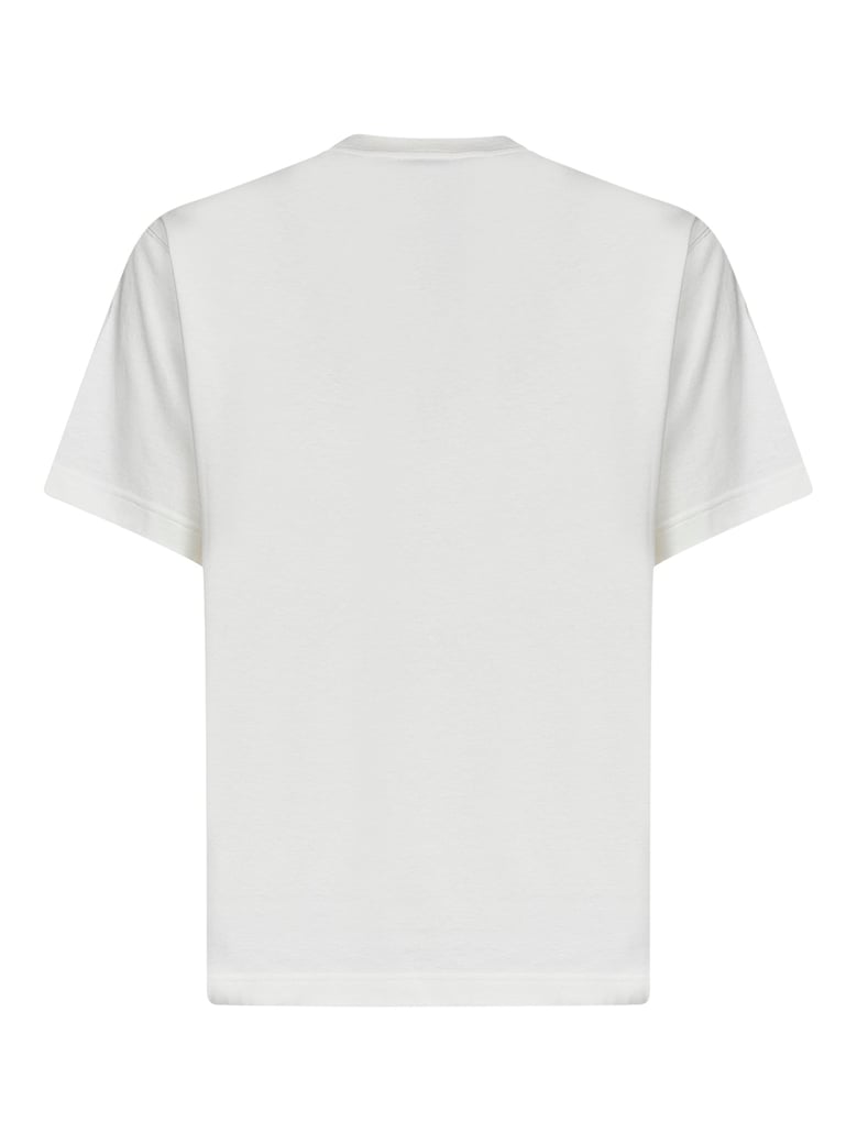 t-shirt knight stamp check chalk white cotton by Selfnex