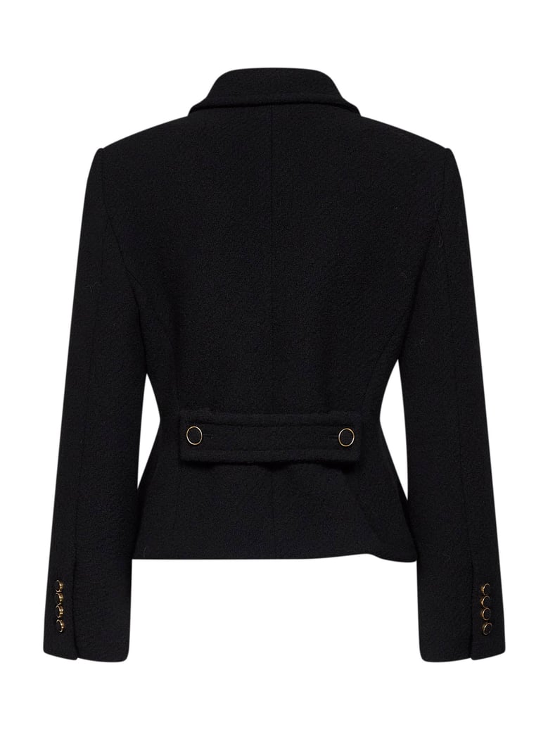 jacket bouclé wool-blend black by Selfnex
