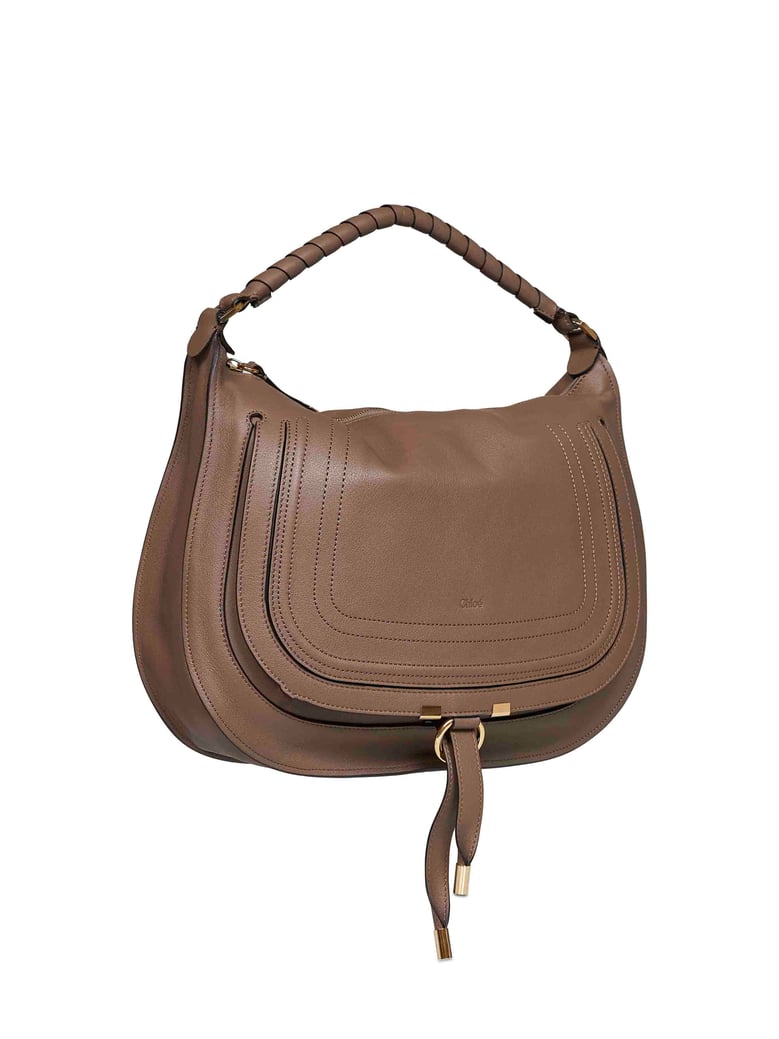 shoulder bag marcie deep taupe by Selfnex