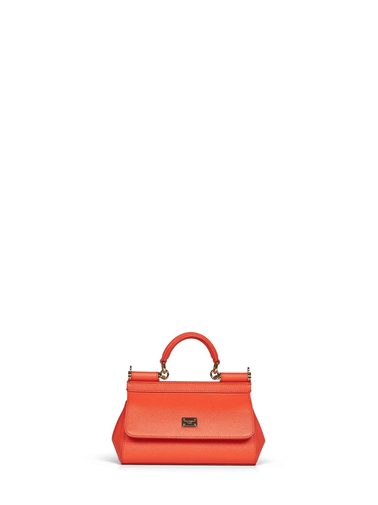 handbag sicily mini orange leather by Selfnex