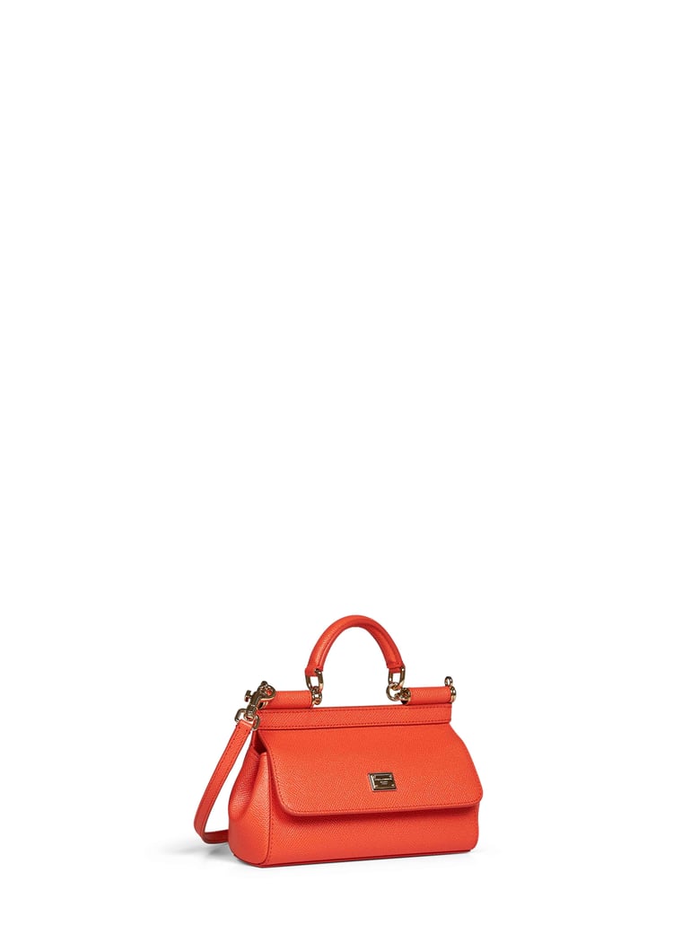 handbag sicily mini orange leather by Selfnex