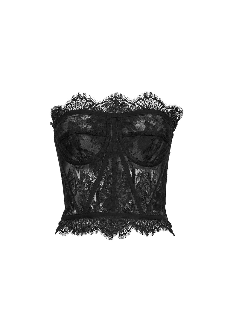 bustier chantilly lace black by Selfnex