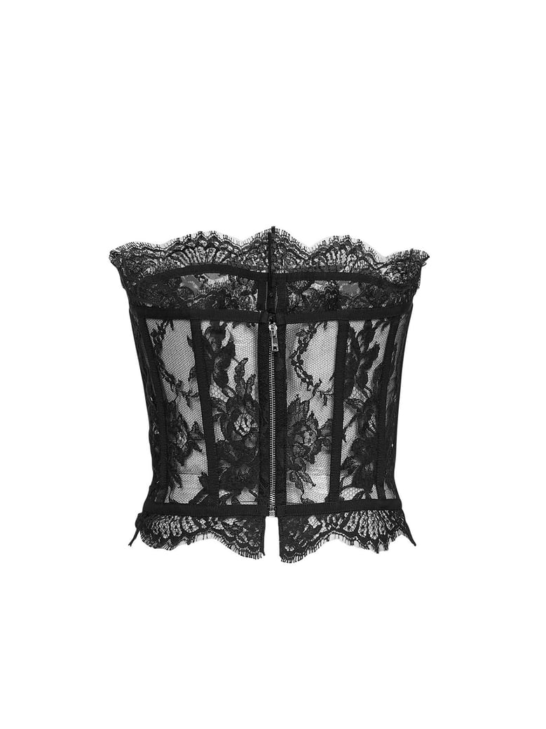 bustier chantilly lace black by Selfnex
