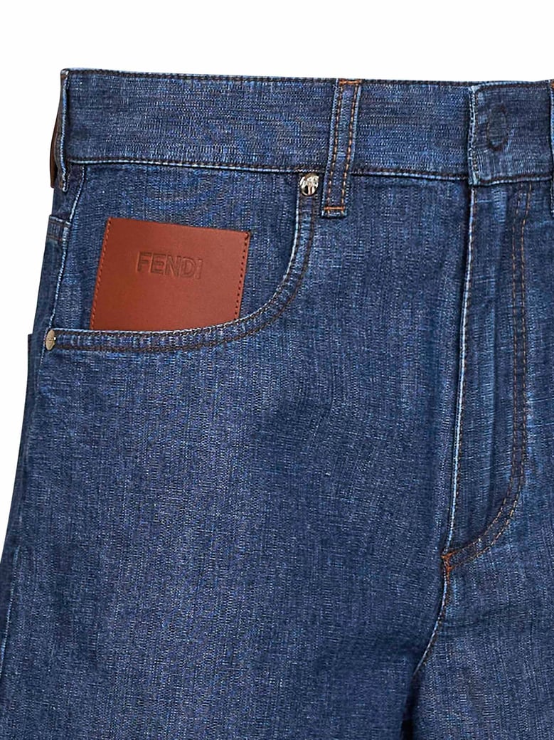 shorts cotton chambray navy blue by Selfnex