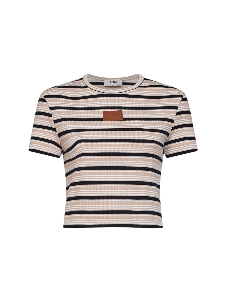 cropped cotton top multicolour by Selfnex