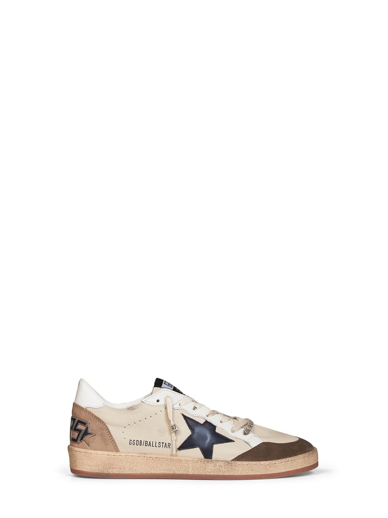 sneakers ball star beige leather by Selfnex
