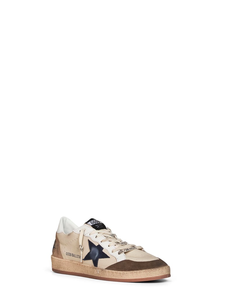 sneakers ball star beige leather by Selfnex