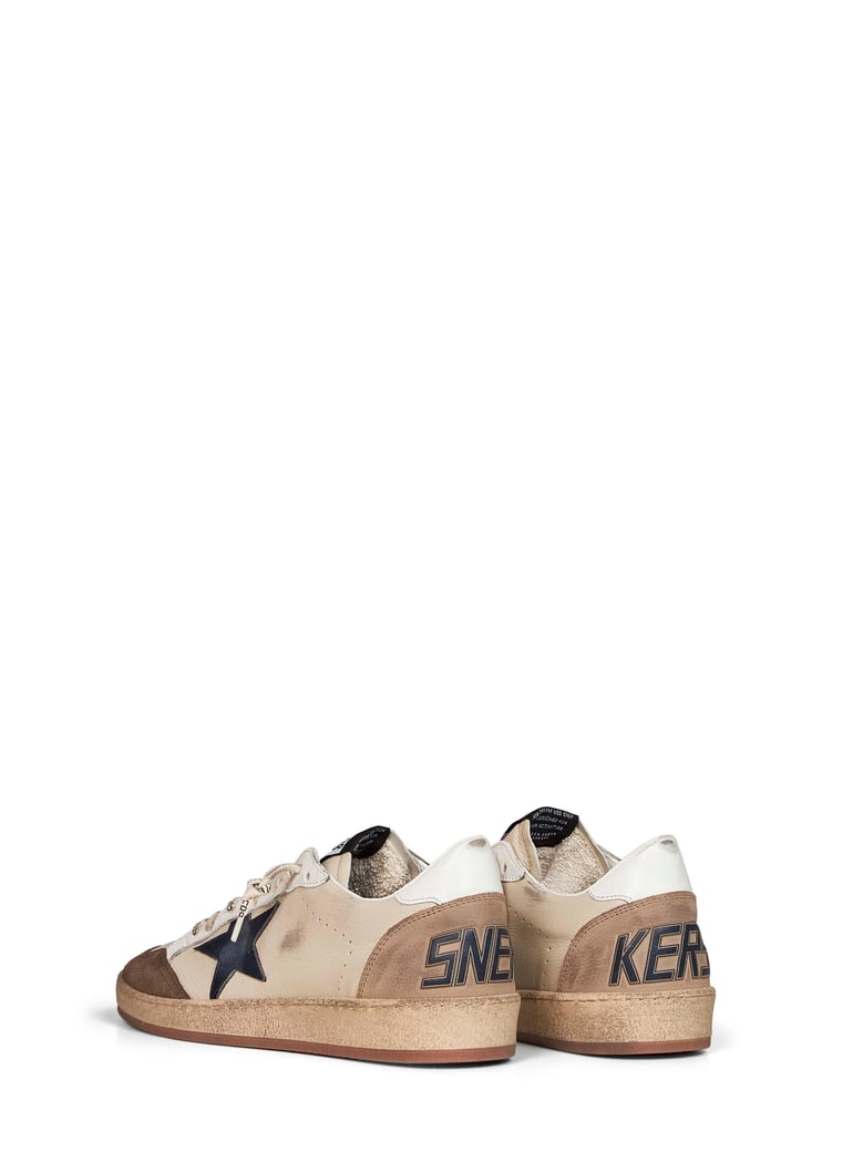 sneakers ball star beige leather by Selfnex