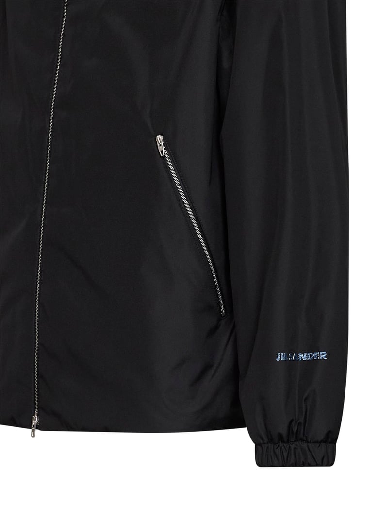 padded jacket black taffeta by Selfnex
