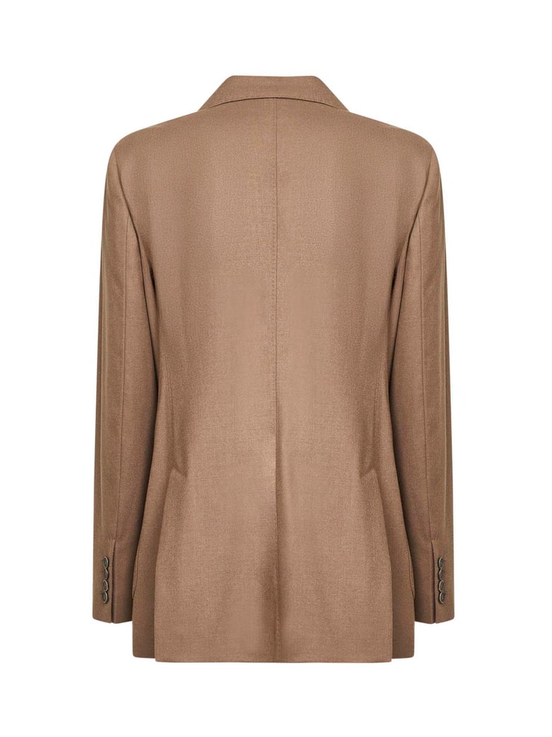 blazer tobacco stretch cashmere by Selfnex