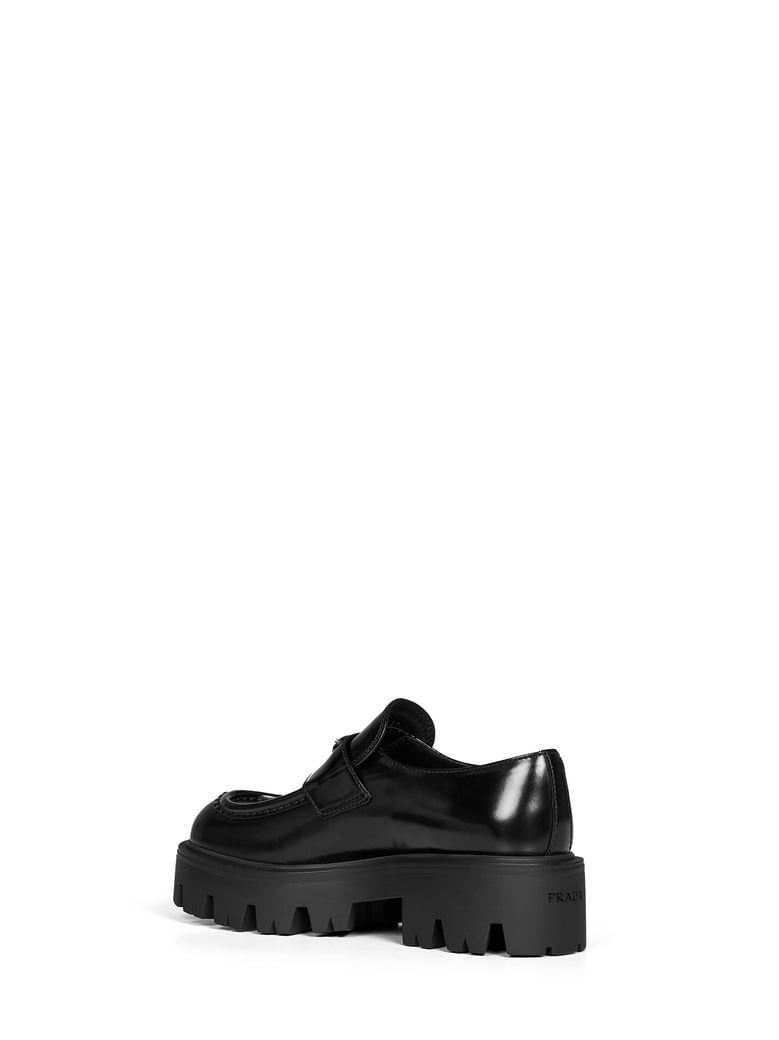 loafers brushed calf leather black by Selfnex