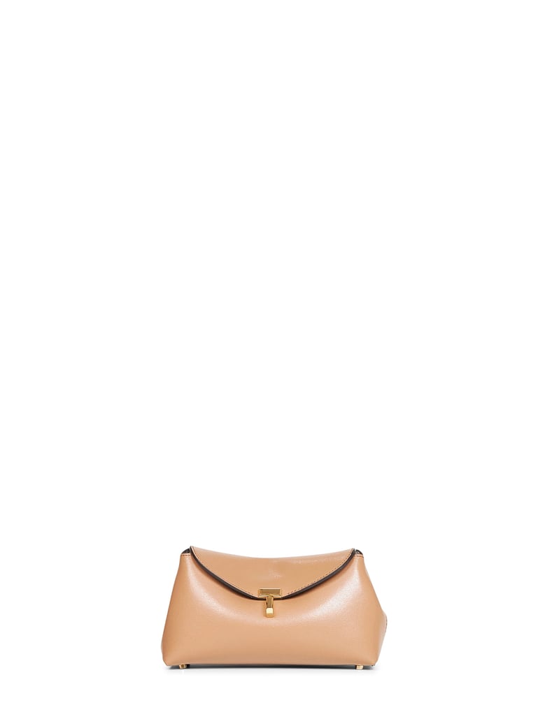 clutch bag mini t-lock camel by Selfnex