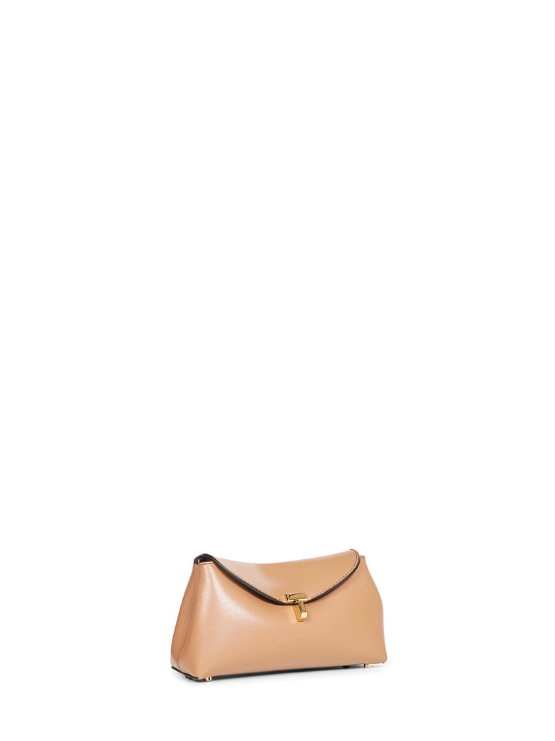 clutch bag mini t-lock camel by Selfnex