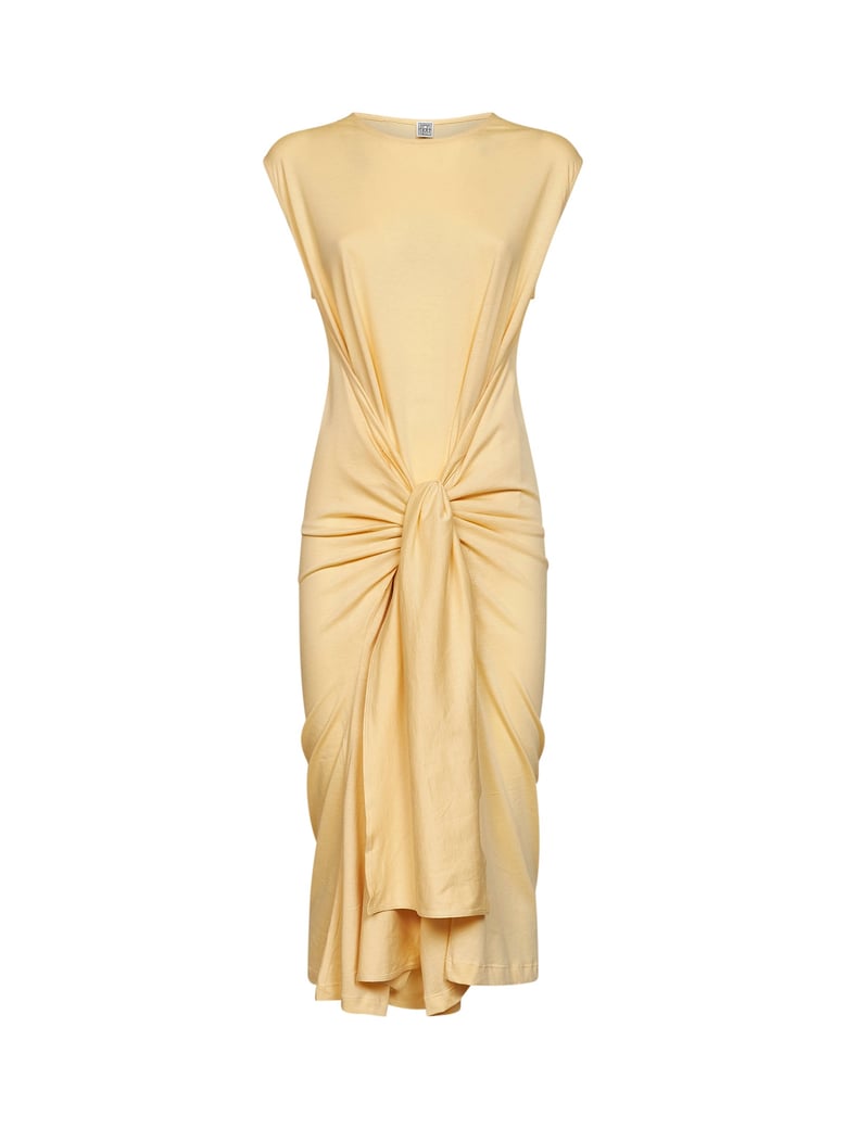 midi dress tie-waist buttercup by Selfnex