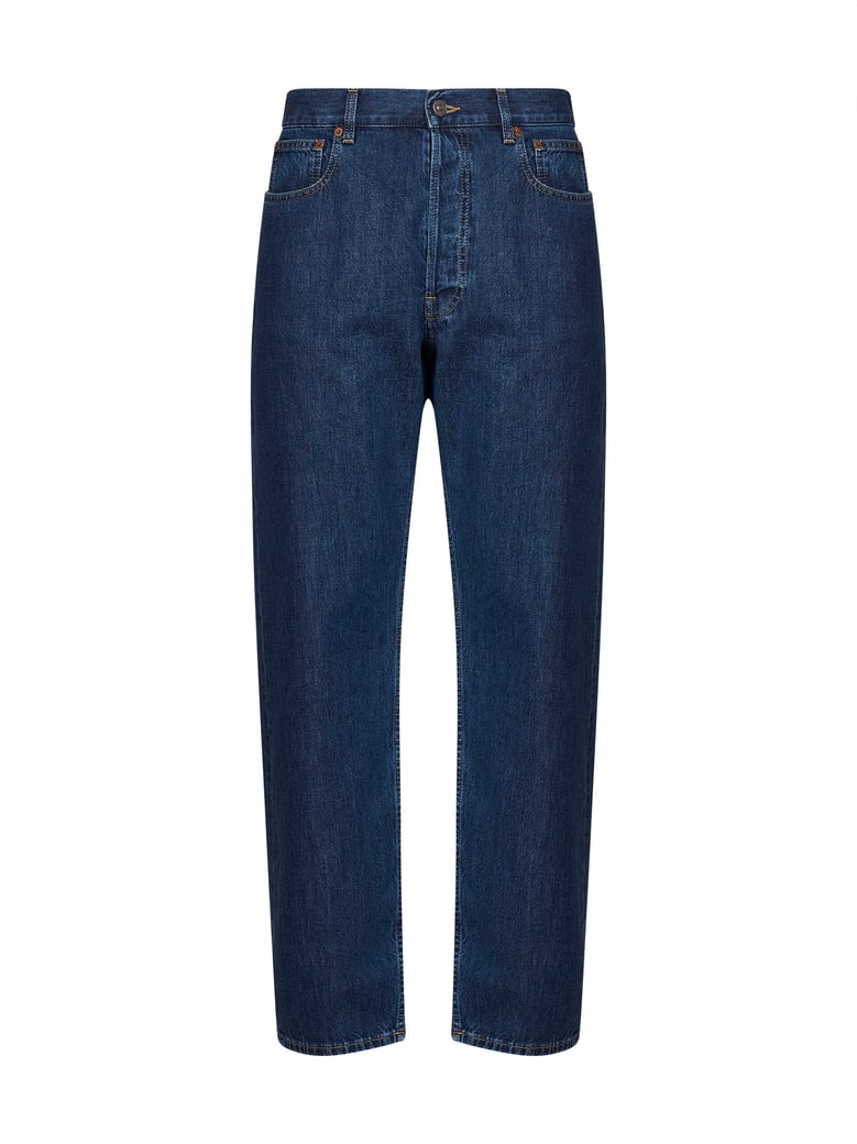jeans medium blue cotton denim by Selfnex