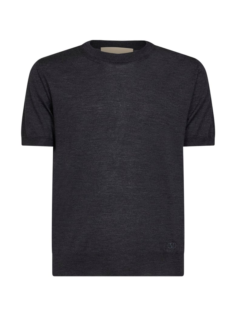 sweater vlogo dark grey cotton by Selfnex