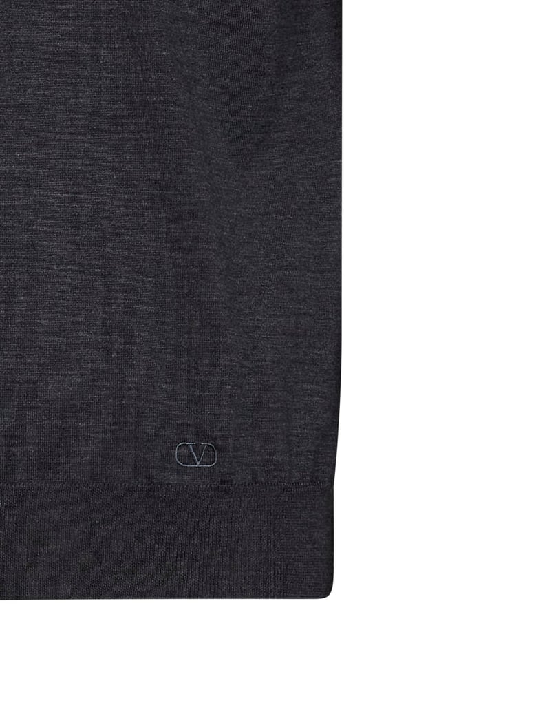 sweater vlogo dark grey cotton by Selfnex