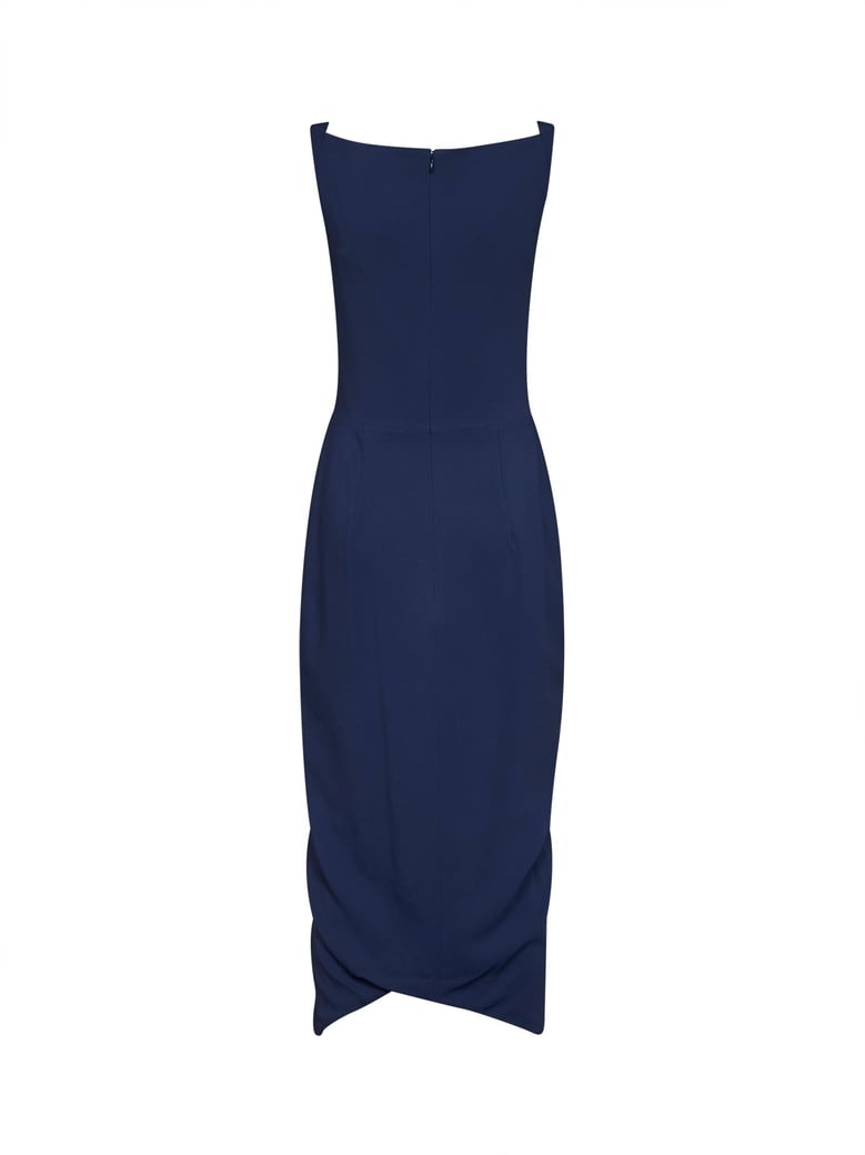 midi dress panther french navy by Selfnex