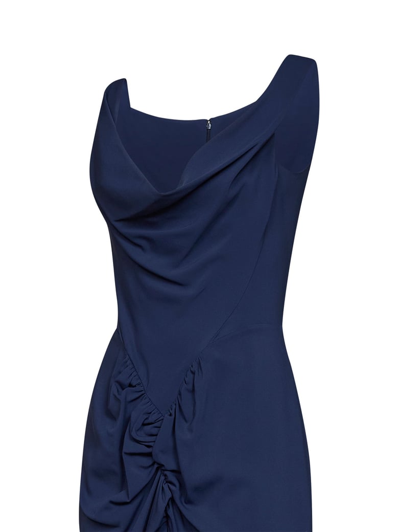 midi dress panther french navy by Selfnex