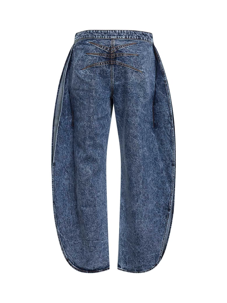 blue denim petal jeans by Selfnex