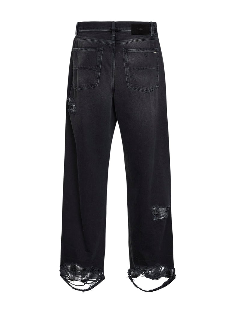 baggy jeans black denim by Selfnex