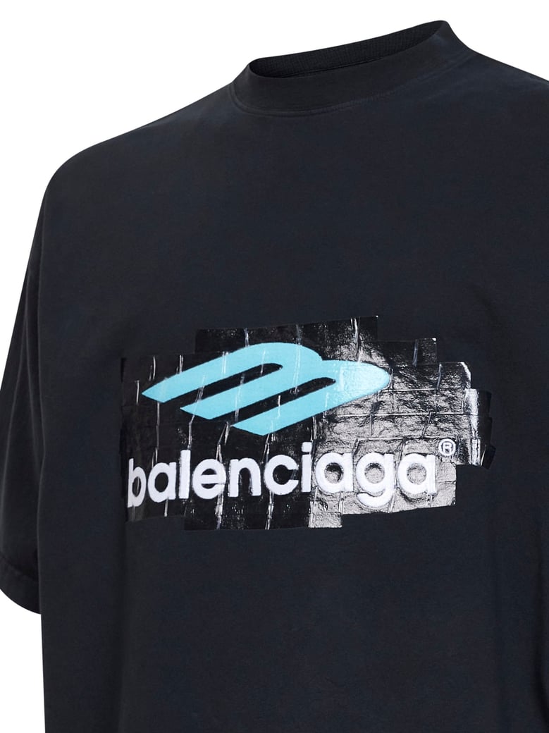 t-shirt blue cotton by Selfnex