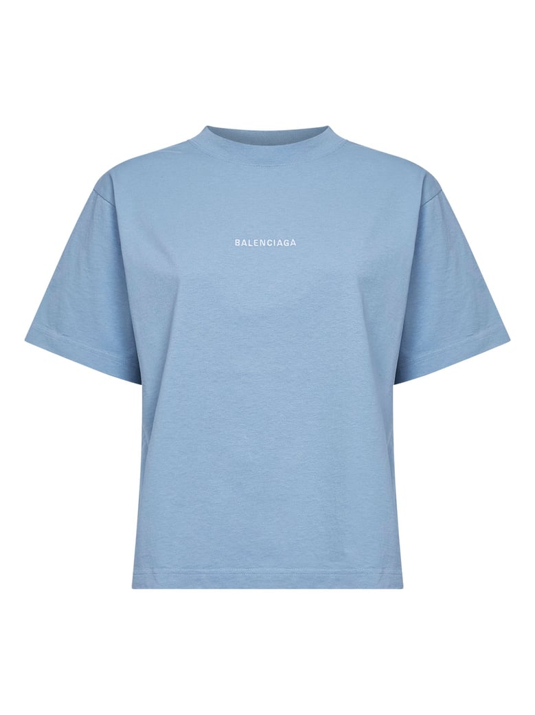 light blue back t-shirt by Selfnex