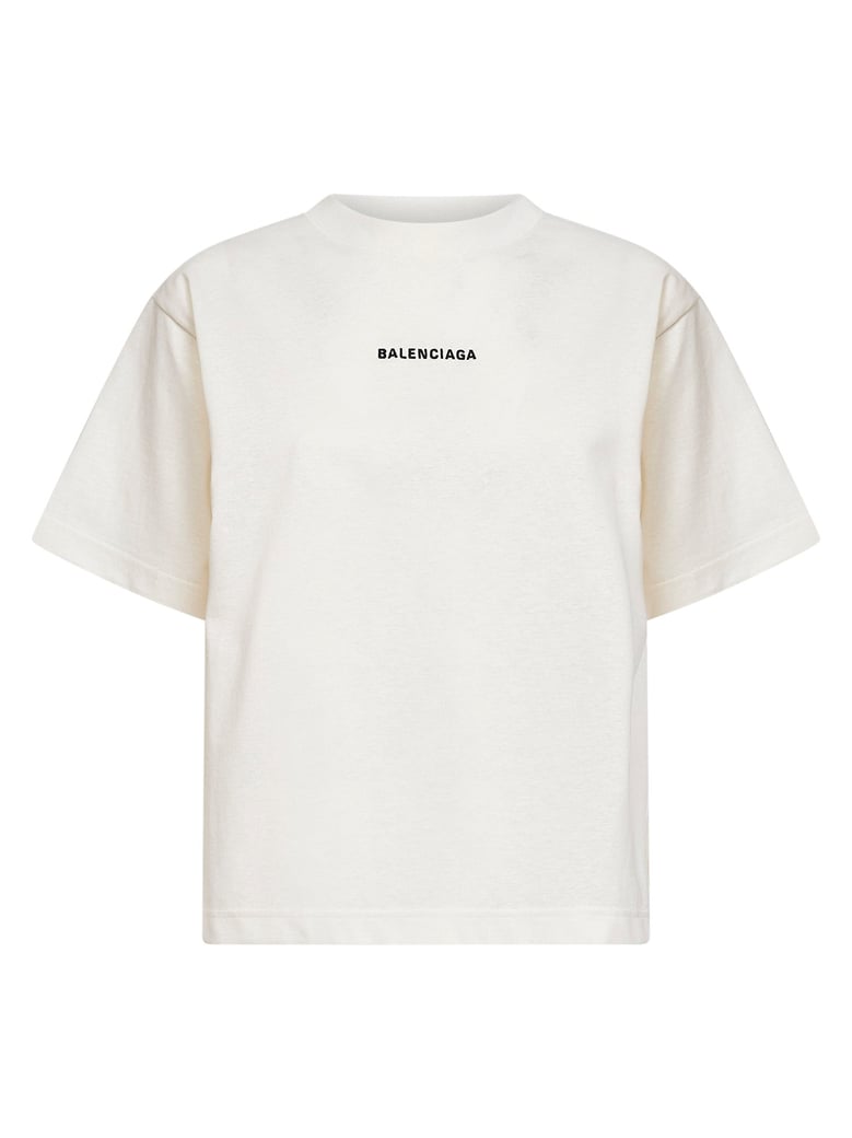 crewneck t-shirt ivory by Selfnex