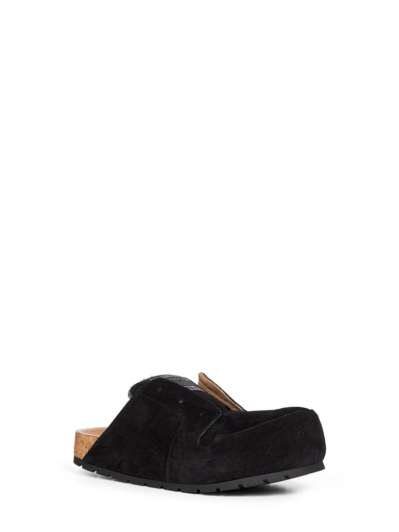 mules black suede calfskin by Selfnex