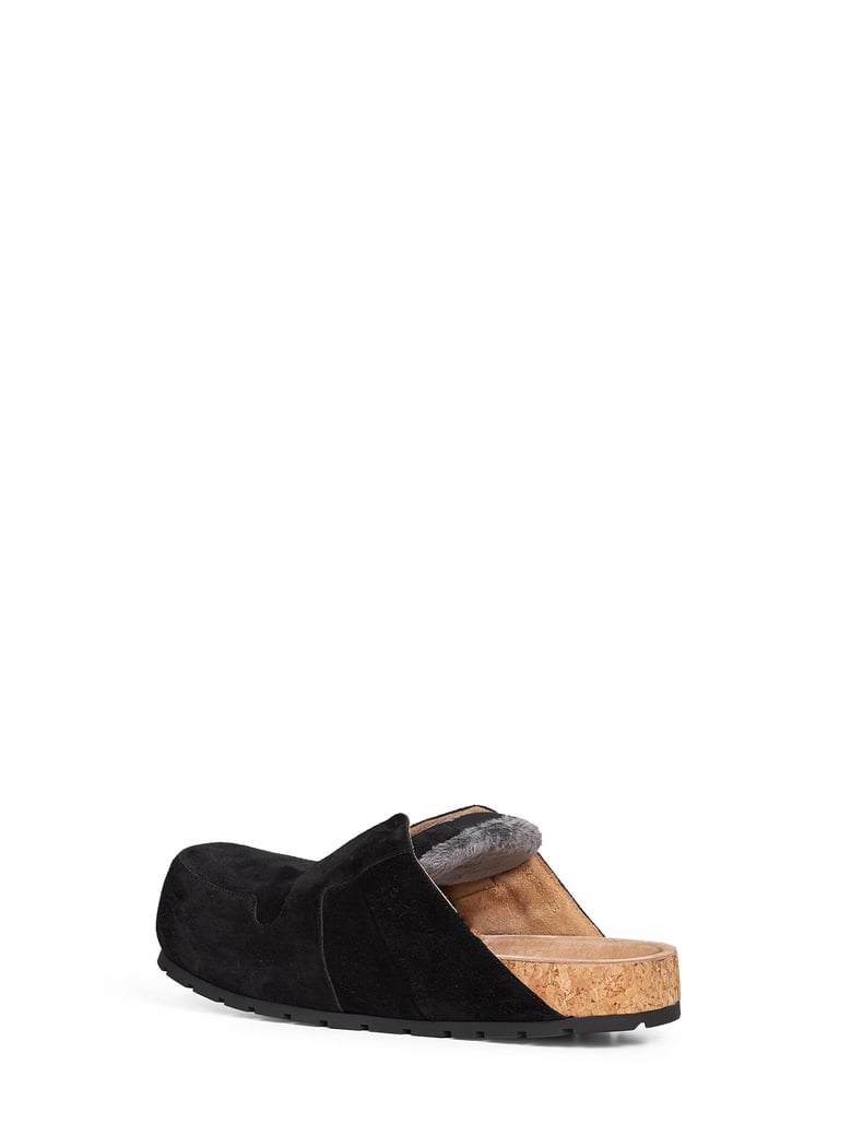 mules black suede calfskin by Selfnex