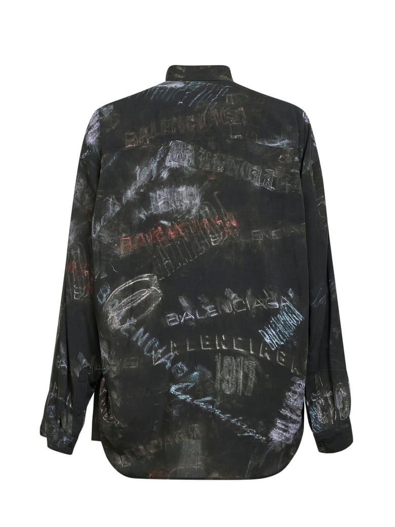 shirt cocoon washed crayon black by Selfnex
