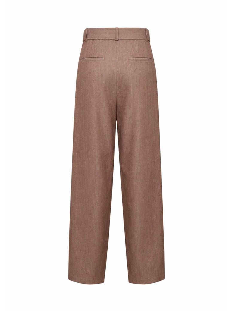belted trousers portofino beige by Selfnex