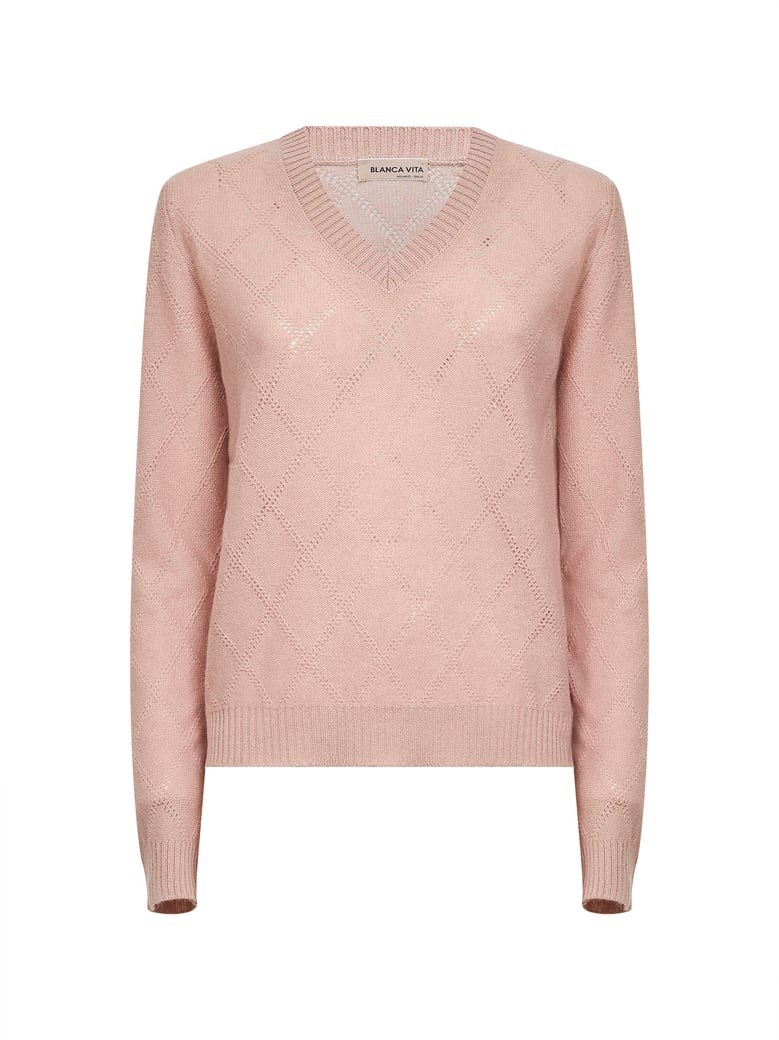 cashmere sweater pink by Selfnex