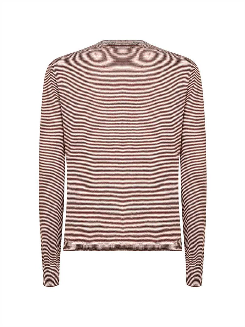 cardigan brown striped knit by Selfnex