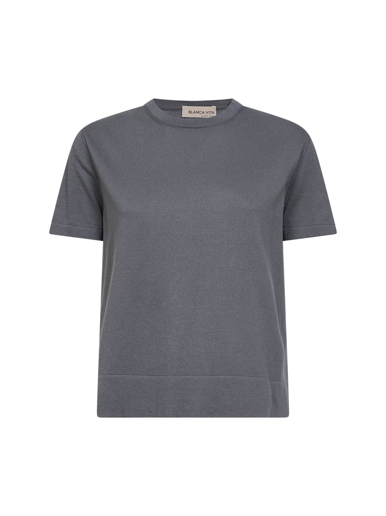 knit t-shirt grey by Selfnex