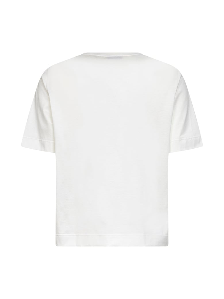 cotton v-neck t-shirt by Selfnex