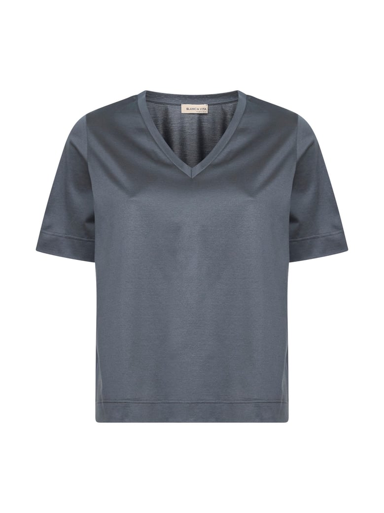 t-shirt v-neck grey by Selfnex