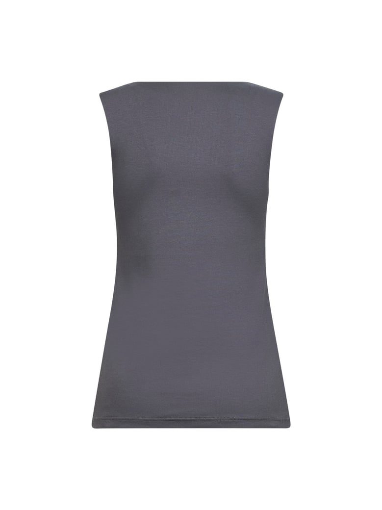 tank top ribbed jersey grey by Selfnex
