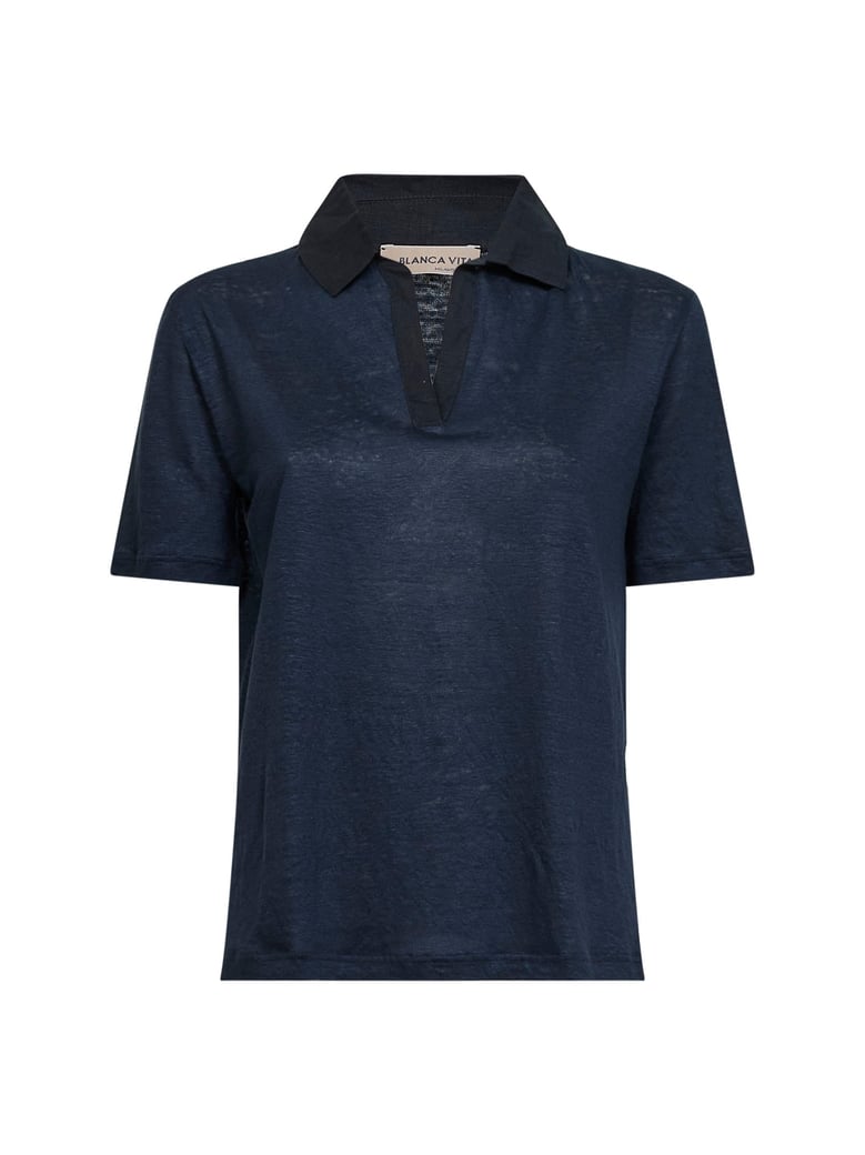polo shirt blue by Selfnex