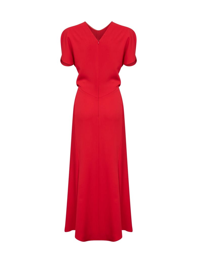 midi dress arteta red by Selfnex