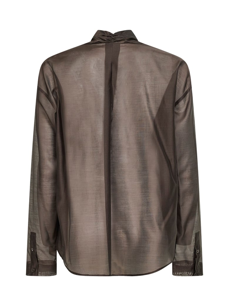 voile shirt ciuffo mocha by Selfnex